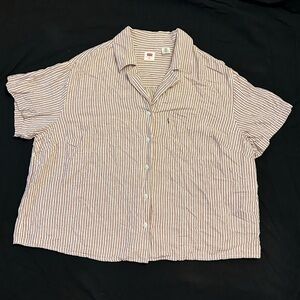 Levi’s Striped Button-Up Shirt